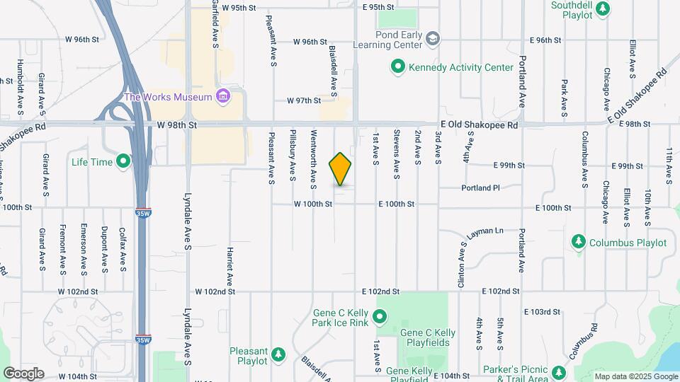9916 Nicollet Ave S Map and Location Details