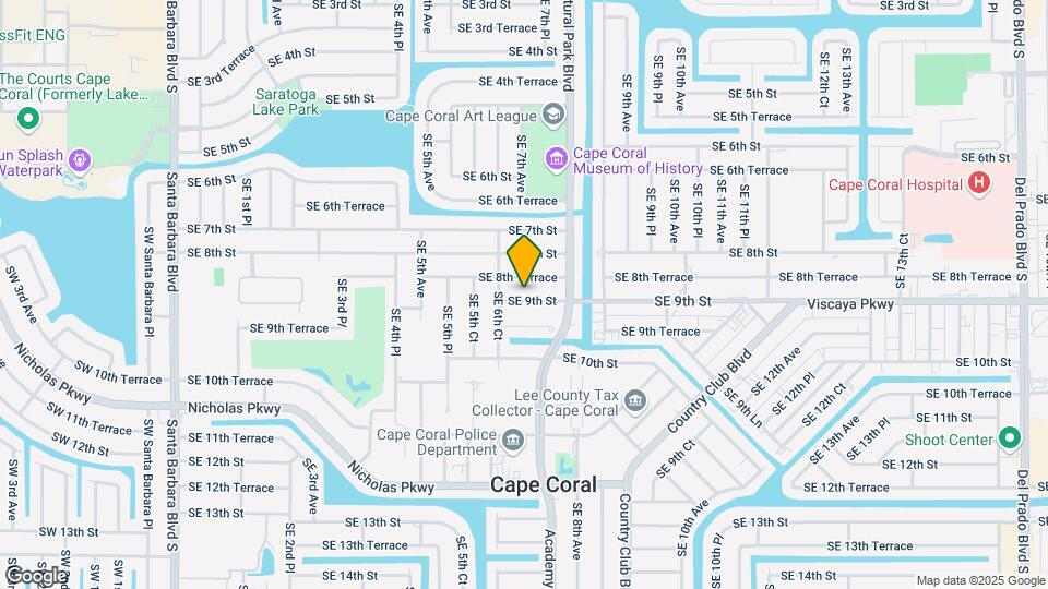 613 SE 9th St Map and Location Details