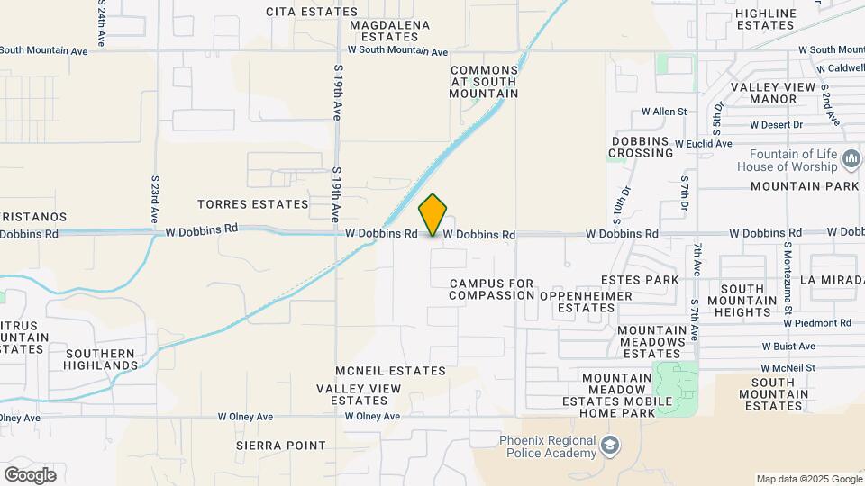 1660 W Paseo Way Map and Location Details