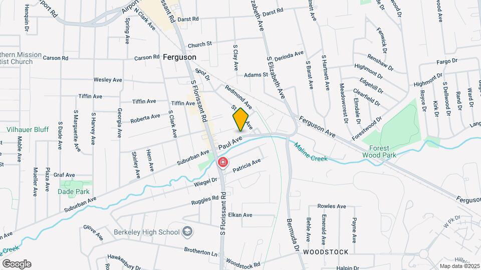 121 Paul Ave Map and Location Details