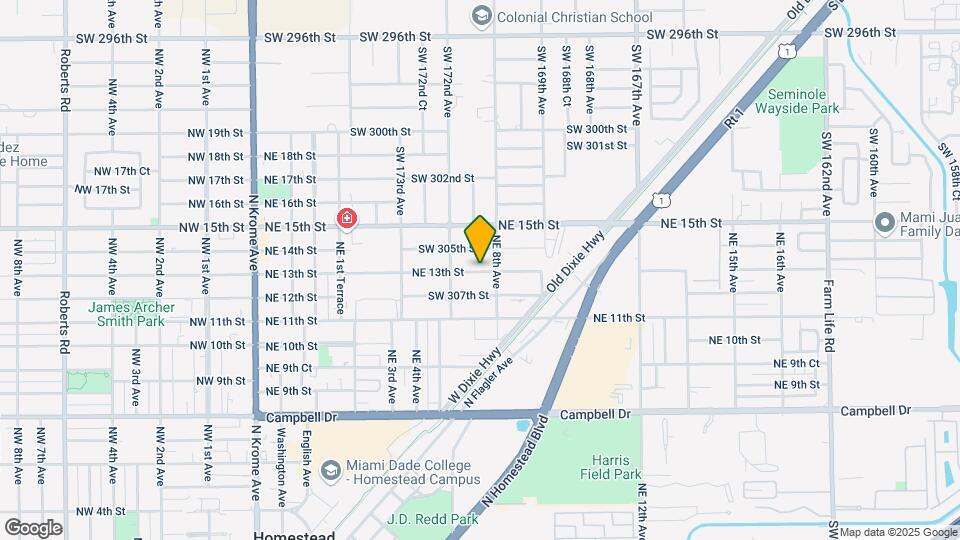 713 NE 13th St Map and Location Details