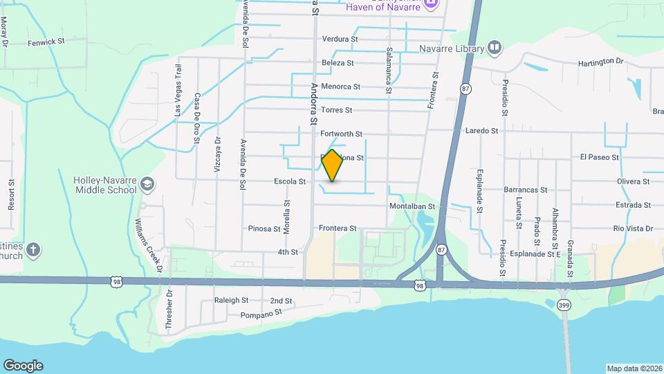 8249 Escola St Map and Location Details