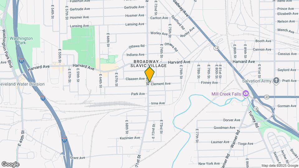 4125 E 71st St Map and Location Details