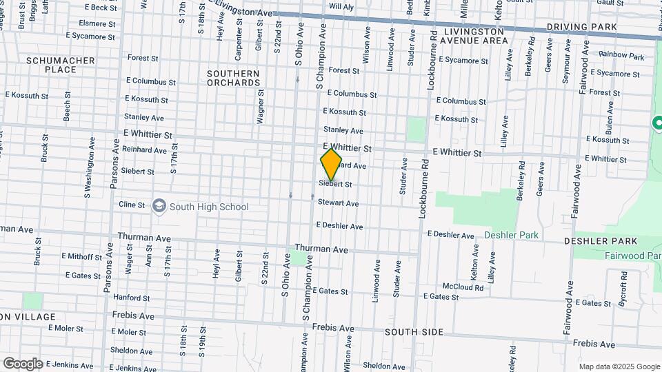 1155 Oakwood Ave, Unit Garden Unit Map and Location Details