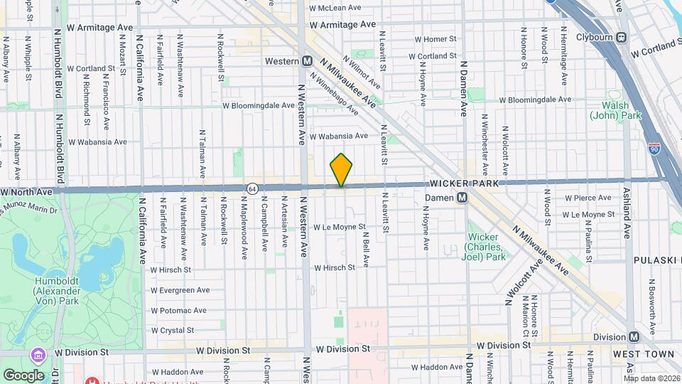 2303 W North Ave Map and Location Details