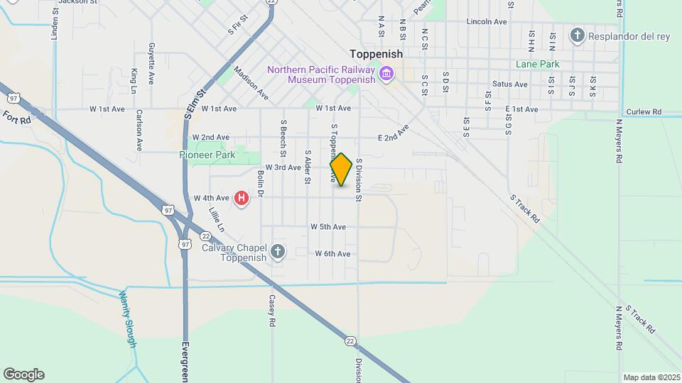 414 S Toppenish Ave Map and Location Details