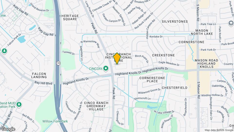 22923 Rainbow Bend Ln Map and Location Details
