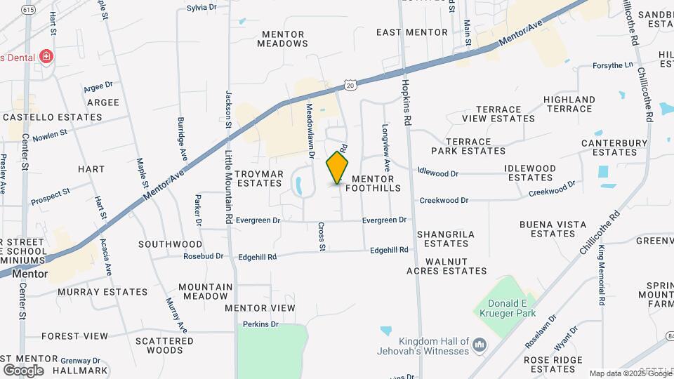 7378 Foxmill Rd Map and Location Details