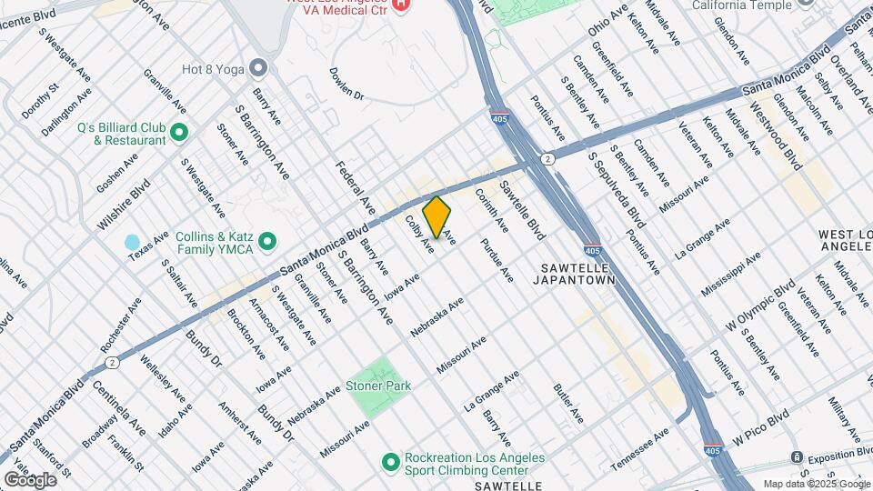 1662 Colby Ave Map and Location Details