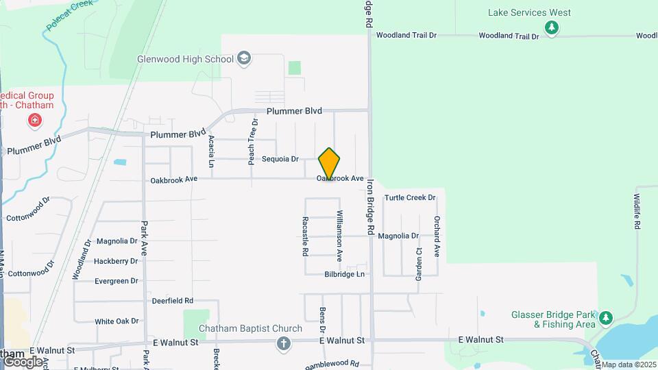 1226 Oakbrook Ave Map and Location Details