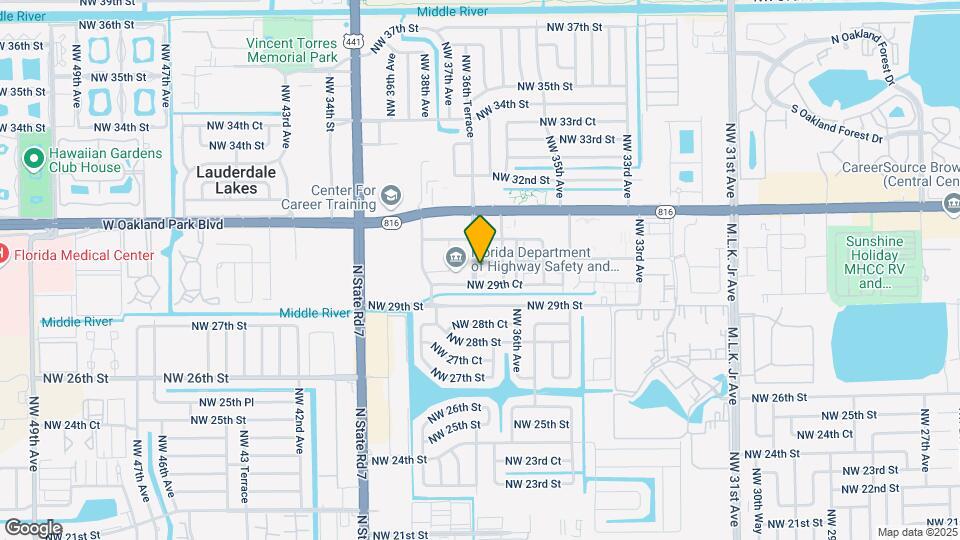 2994 NW 36th Terrace Map and Location Details