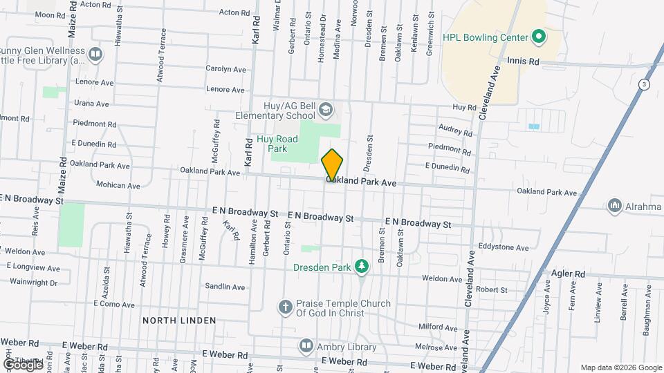 1507-1509-1509 Oakland Park Ave Mapa y Detalles de la Ubicación