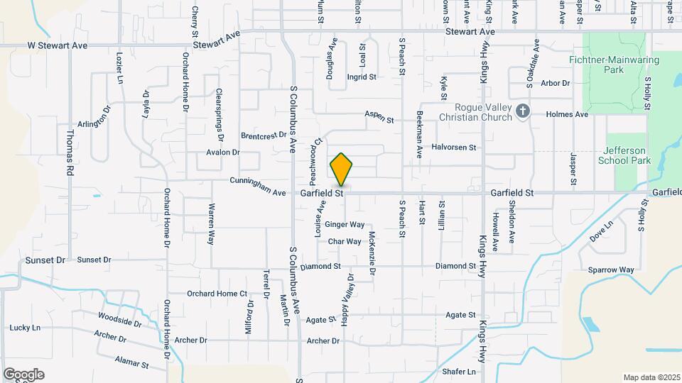 1122 Garfield St Map and Location Details