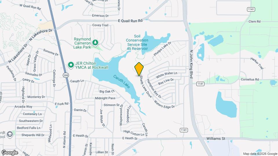 997 Shady Lane Drive Map and Location Details