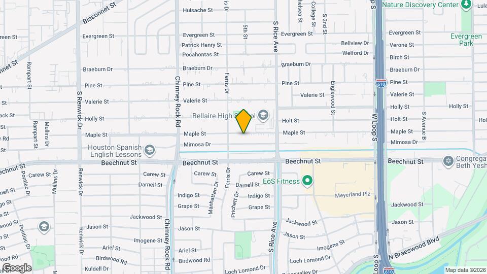 5127 Maple St Map and Location Details