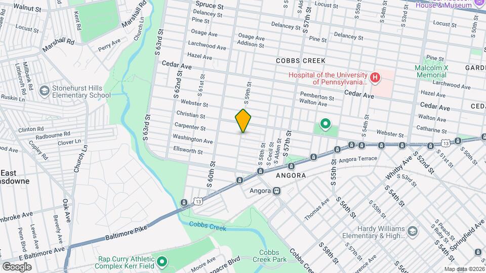 831 S 59th St Map and Location Details