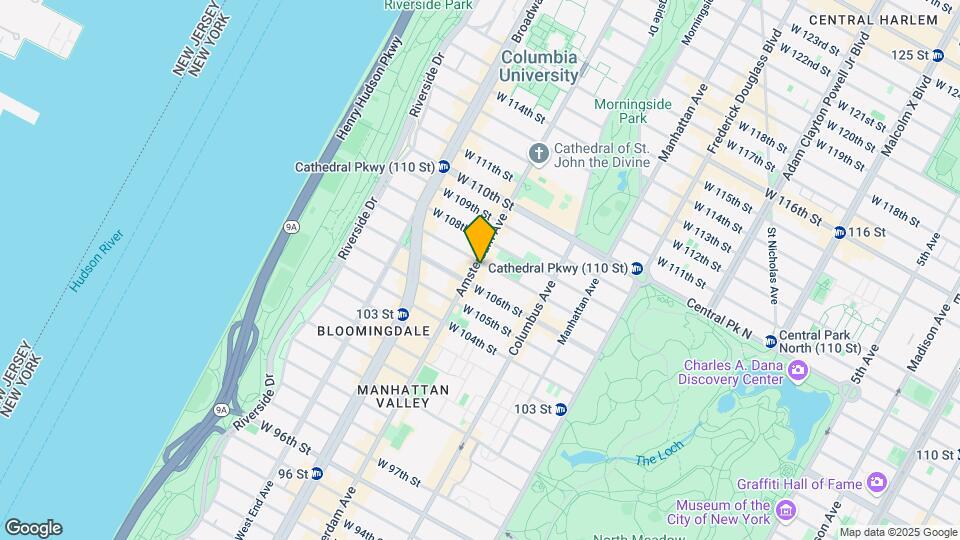 951 Amsterdam Ave Map and Location Details
