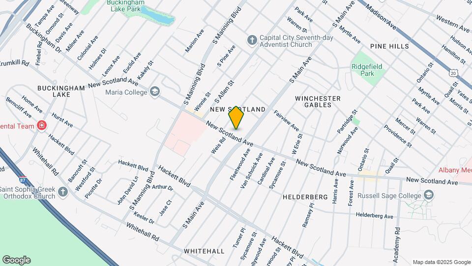 515 New Scotland Ave Map and Location Details