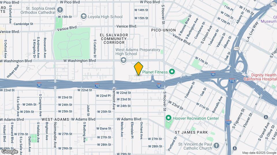 1452 W 20th St Map and Location Details