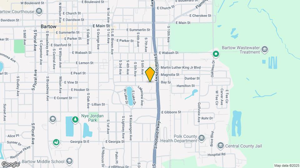 1335 E Bay St Map and Location Details