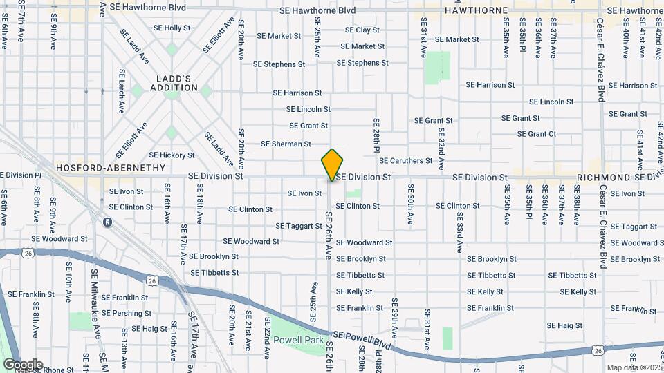 2530 SE 26th Ave Map and Location Details