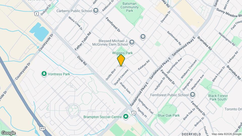 128 Starhill Crescent Map and Location Details