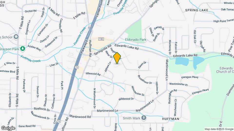 828 Park Dr Map and Location Details