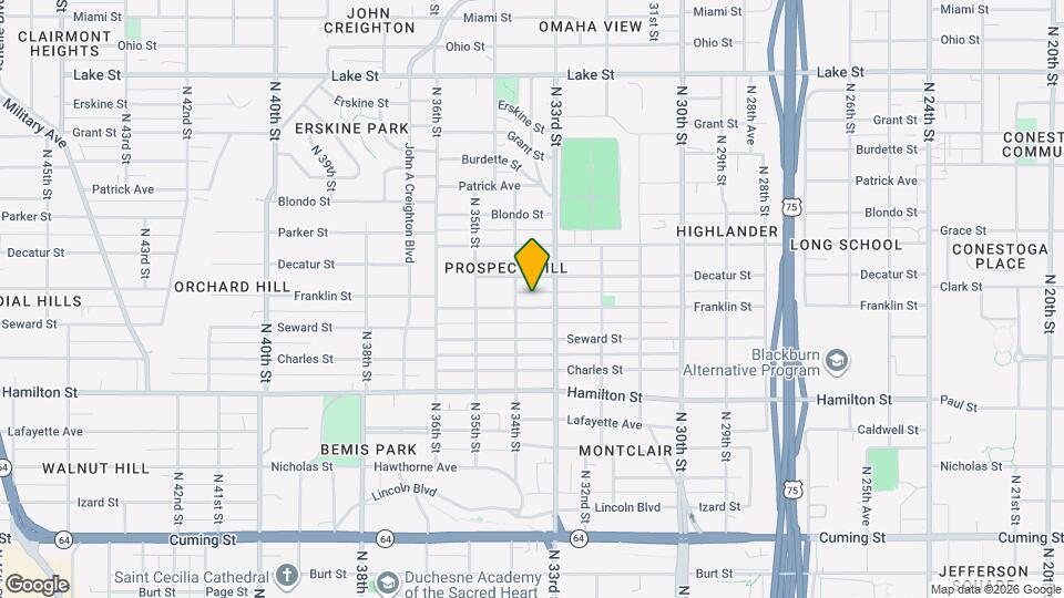 3314 Franklin St Map and Location Details