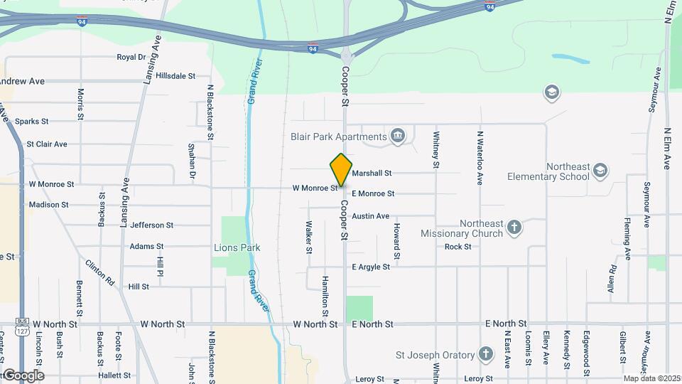 1214 Cooper St Map and Location Details