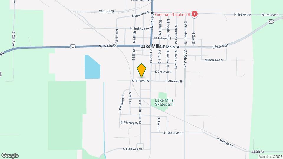 110 S 4th Ave W Map and Location Details