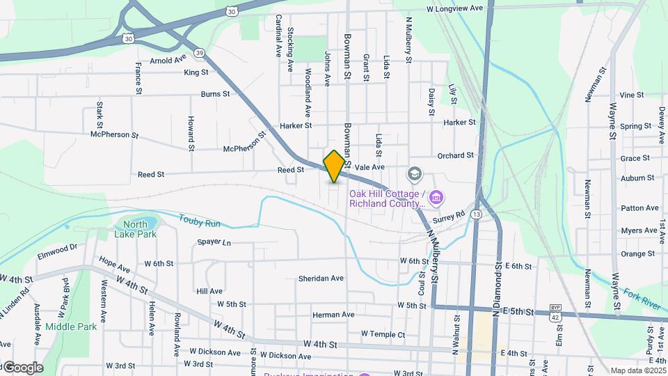 356 Cedar St Map and Location Details