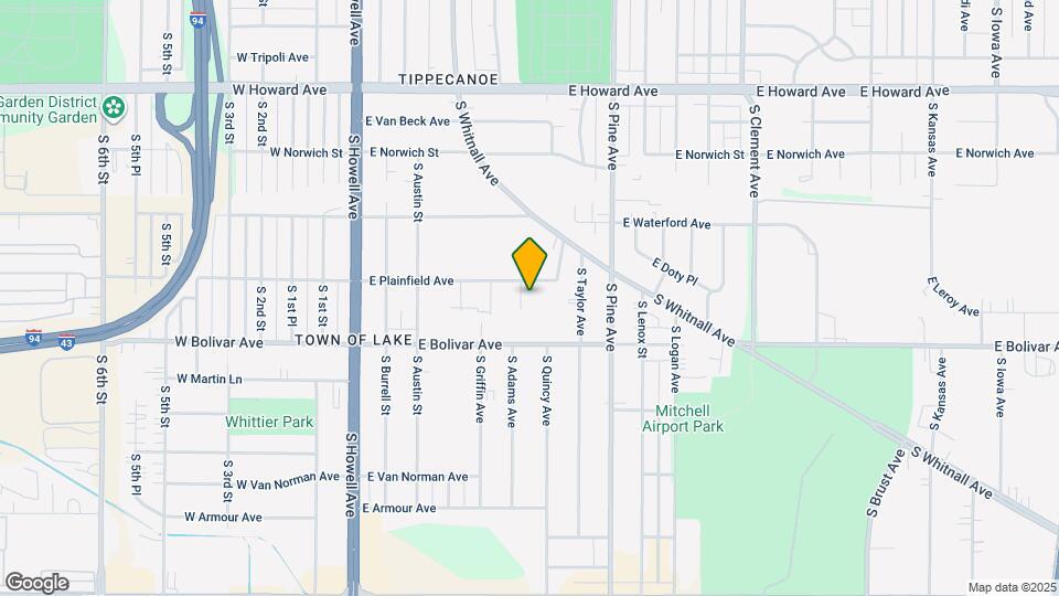 4220 S Adams Ave Map and Location Details