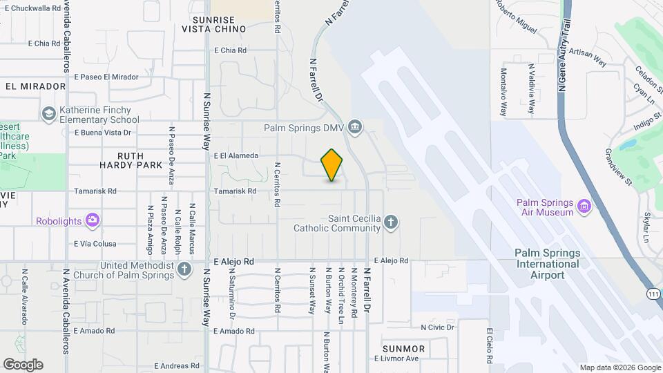 2450 Tamarisk Rd Map and Location Details
