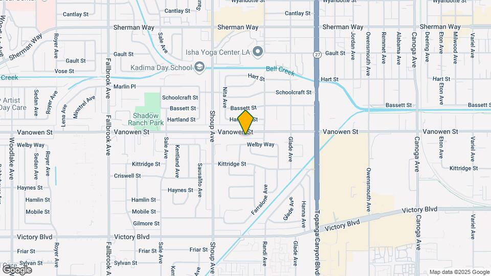 22248 Vanowen St Mapa y Detalles de la Ubicación