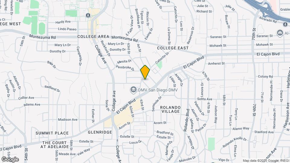 4749 Choctaw Dr Map and Location Details