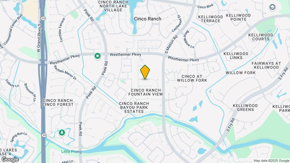22403 Bellows Bend Dr Mapa y Detalles de la Ubicación
