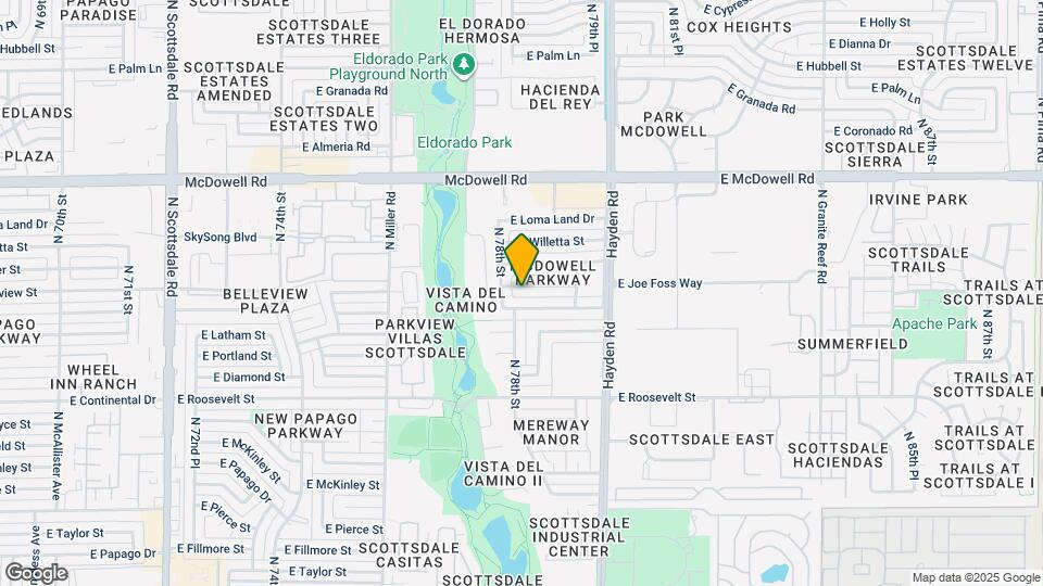 7815 E Belleview St Map and Location Details