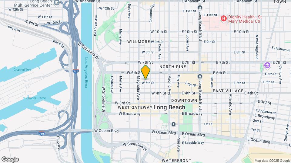 429 W 5th St Map and Location Details