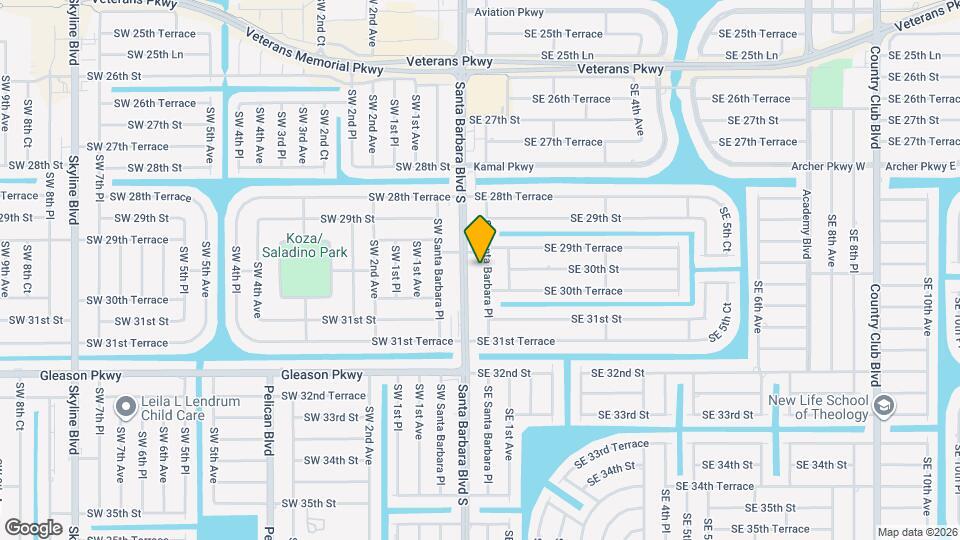 2936 SE Santa Barbara Pl Map and Location Details