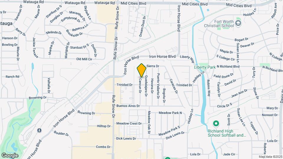 5708 Cancun Dr Map and Location Details