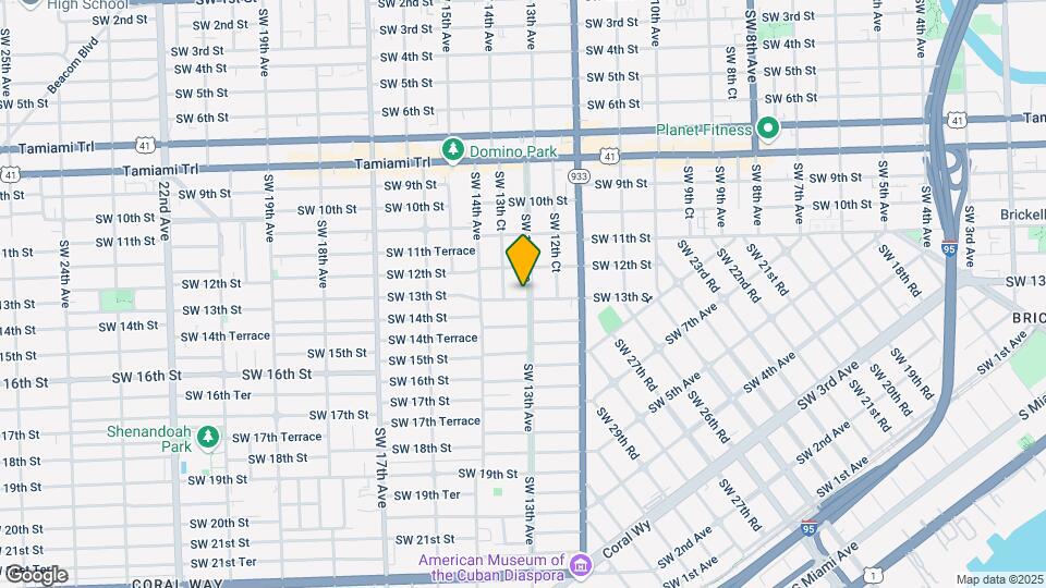 1252 SW 13th Ave, Unit 1252 Map and Location Details