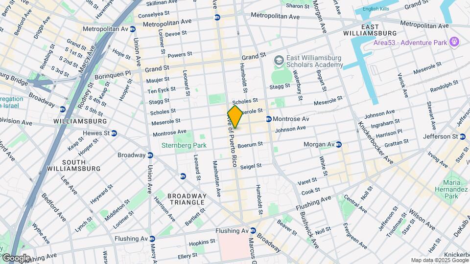 154-156 Graham Ave Mapa y Detalles de la Ubicación