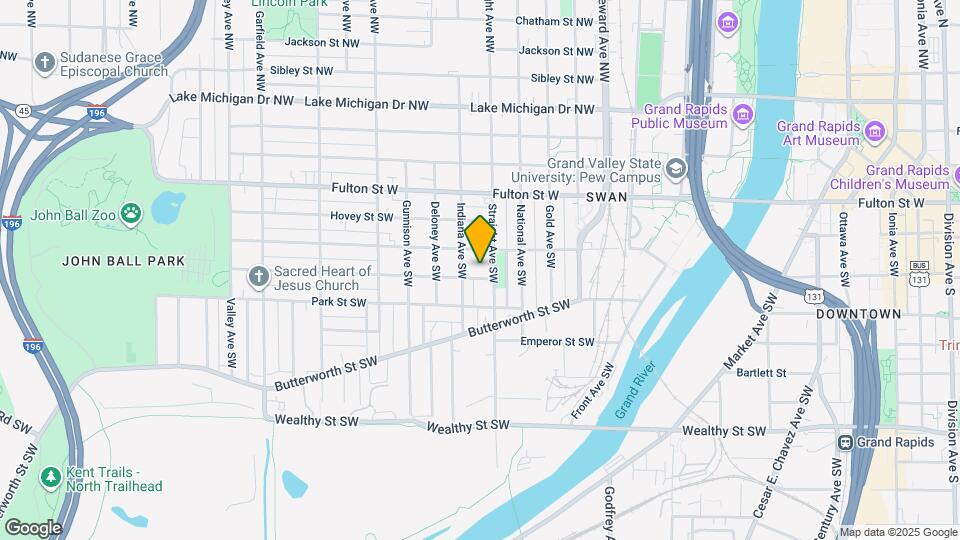 813 Dayton St SW Map and Location Details