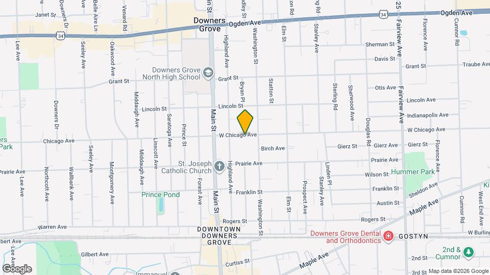 921 W Chicago Ave Map and Location Details