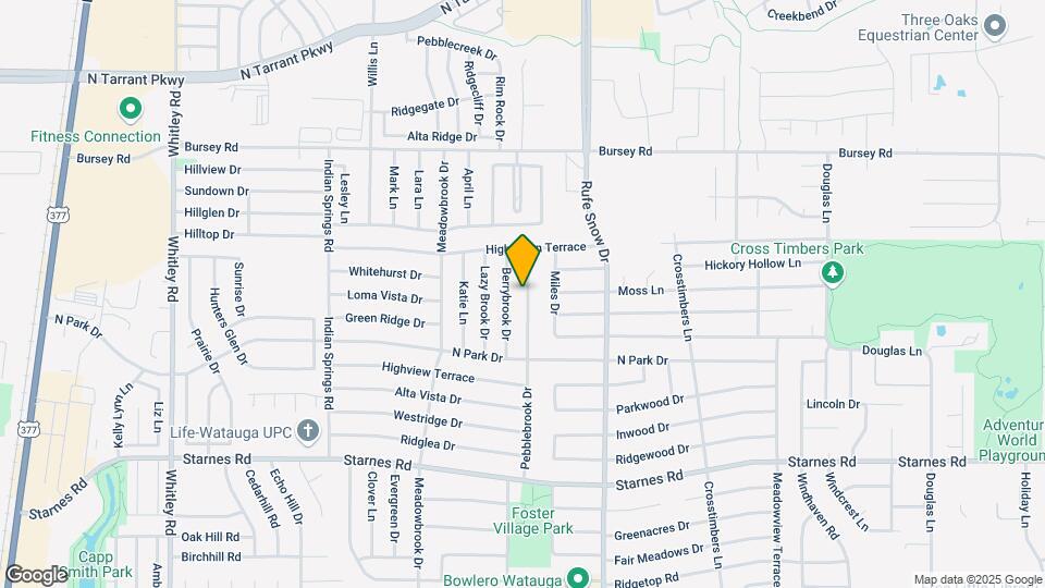 8009 Pebblebrook Dr Map and Location Details