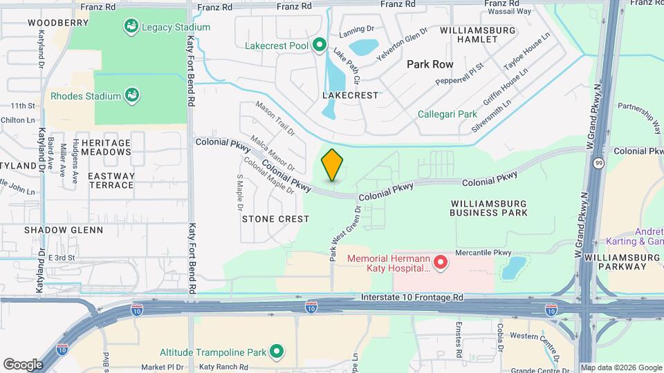 24403 Colonial Willow Dr Map and Location Details