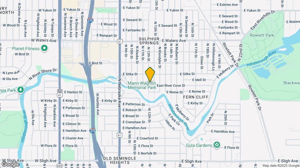 1204 E River Cove St Map and Location Details