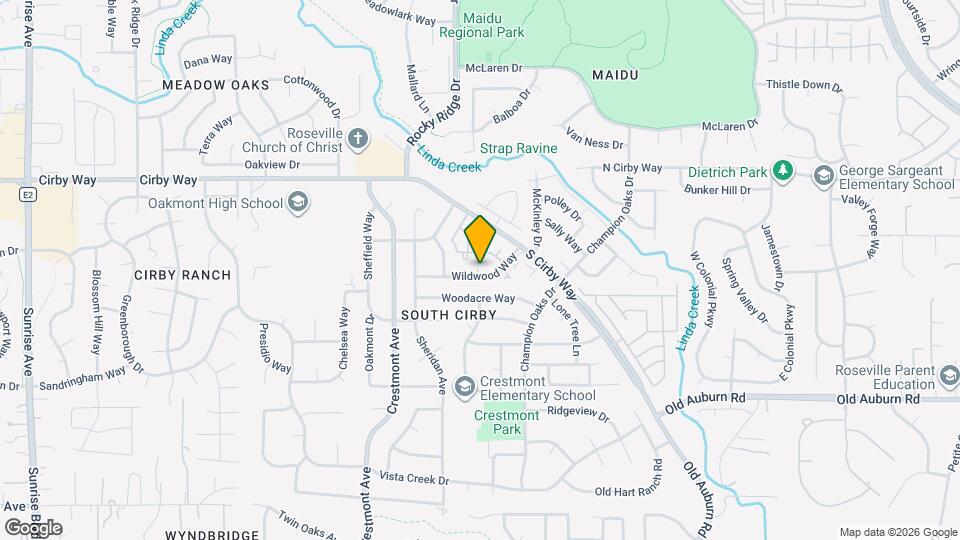 1911 Wildwood Way Map and Location Details