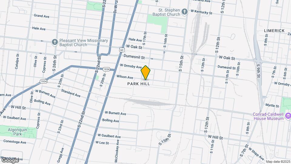 1720 Wilson Ave Map and Location Details