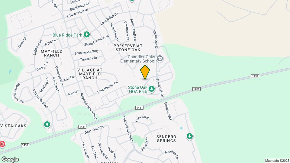 3756 Top Rock Ln Map and Location Details